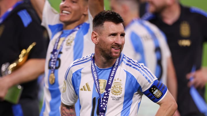 Lionel Messi has been non-committal when asked about his status for next summer's World Cup 