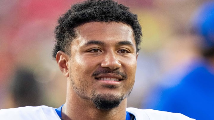 Los Angeles Rams running back Ronnie Rivers (20). Mandatory Credit: Kyle Terada-Imagn Images Los Angeles Rams running back Ronnie Rivers (20). Mandatory Credit: Kyle Terada-Imagn Images