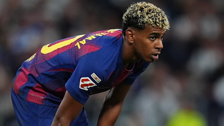 Lamine Yamal failed to make an impact in El Clásico. Lamine Yamal failed to make an impact in El Clásico.