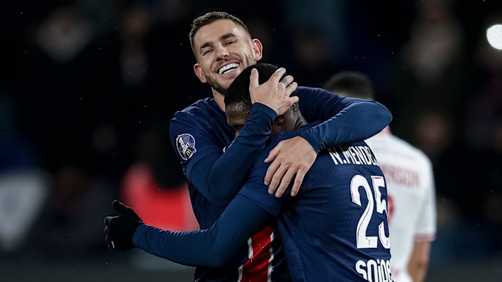 Lucas Hernandez et Nuno Mendes - Paris SG