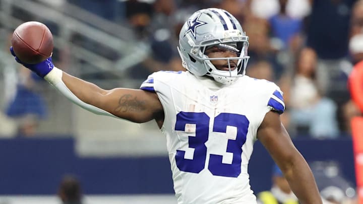 Dallas Cowboys running back Javonte Williams 