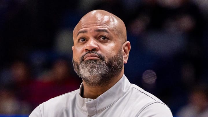 Jan 21, 2026; New Orleans, Louisiana, USA; Detroit Pistons Head Coach J.B. Bickerstaff looks on against the New Orleans Pelicans during the first half at Smoothie King Center. Mandatory Credit: Stephen Lew-Imagn Images Jan 21, 2026; New Orleans, Louisiana, USA; Detroit Pistons Head Coach J.B. Bickerstaff looks on against the New Orleans Pelicans during the first half at Smoothie King Center. Mandatory Credit: Stephen Lew-Imagn Images