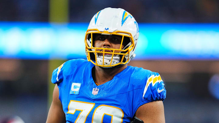 Los Angeles Chargers offensive tackle Rashawn Slater