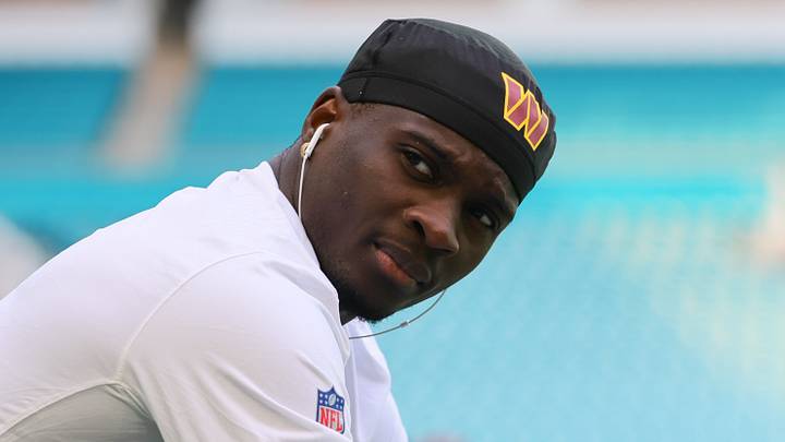 Washington Commanders cornerback Mike Sainristil Washington Commanders cornerback Mike Sainristil