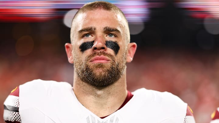 Washington Commanders tight end Zach Ertz Washington Commanders tight end Zach Ertz