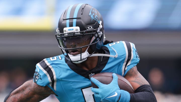 Carolina Panthers running back Rico Dowdle