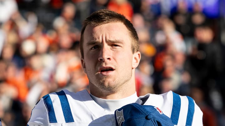 Sam Ehlinger when he was with the Indianapolis Colts