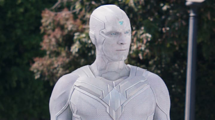 Paul Bettany as The Vision in Marvel Studios’ WandaVision. Photo courtesy of Marvel Studios. ©Marvel Studios 2021 All Rights Reserved. 