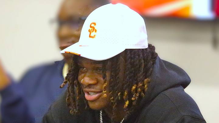 Former Escambia running back, and top junior college recruit, Waymond Jordan Jr. signed with the University of Southern California during a ceremony on Sunday, Jan. 5, 2024.