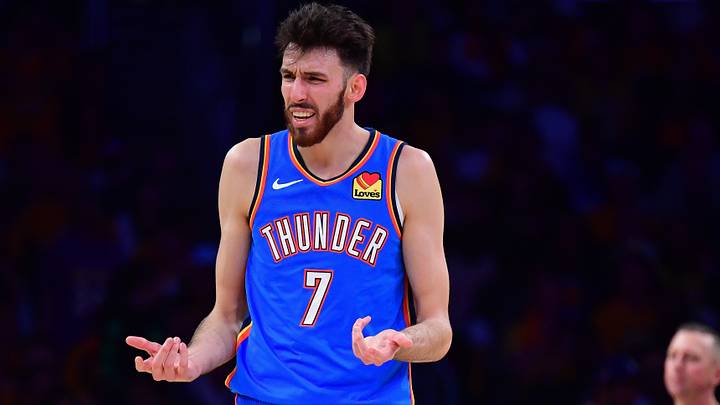 Oklahoma City Thunder center Chet Holmgren Oklahoma City Thunder center Chet Holmgren