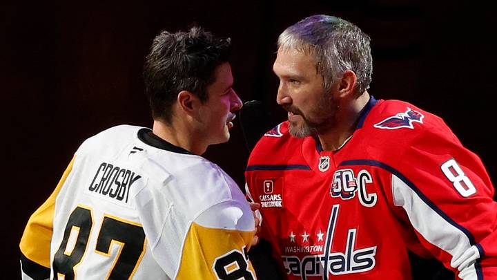 Pittsburgh Penguins center Sidney Crosby and Washington Capitals left wing Alex Ovechkin Pittsburgh Penguins center Sidney Crosby and Washington Capitals left wing Alex Ovechkin