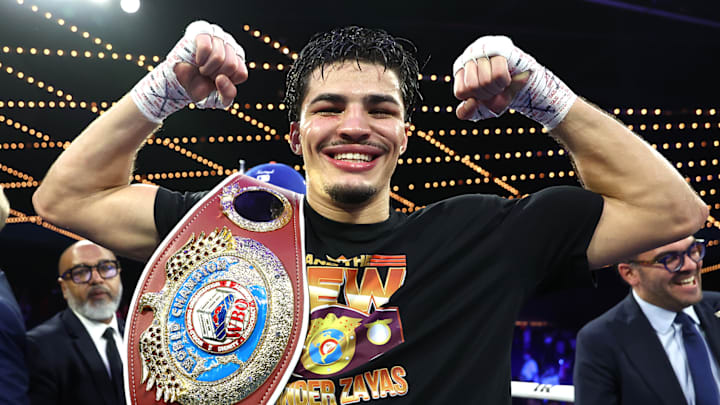 WBA and WBO super welterweight champion Xander Zayas