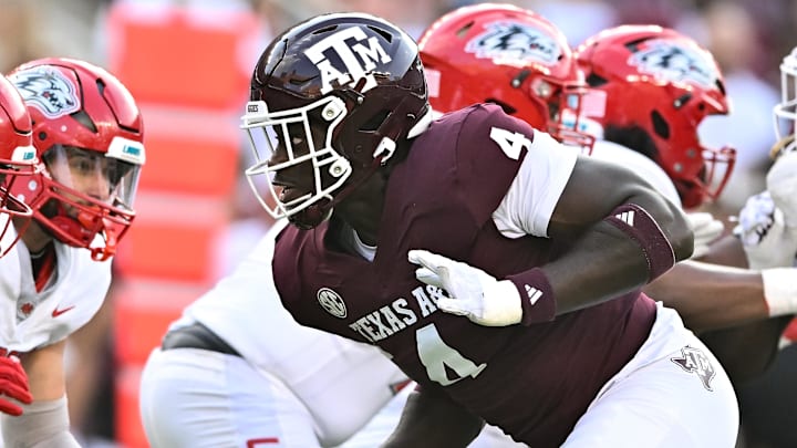 In ESPN's latest mock draft, the Atlanta Falcons nab Texas A&M's 6'6 and 290 pound Shemar Stewart in the first round. In ESPN's latest mock draft, the Atlanta Falcons nab Texas A&M's 6'6 and 290 pound Shemar Stewart in the first round.