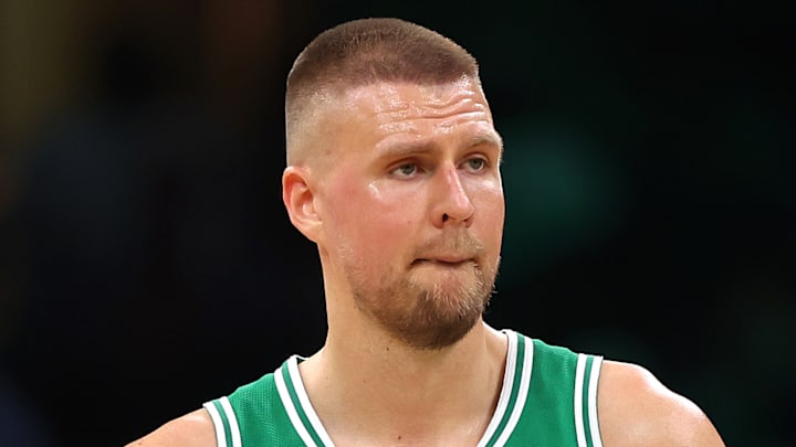 Boston Celtics center Kristaps Porzingis