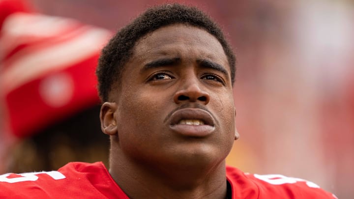 Washington Commanders defensive end Drake Jackson