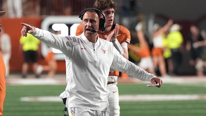 Oct 24, 2026; Austin, Texas, USA; Texas Longhorns head coach Steve Sarkisian Oct 24, 2026; Austin, Texas, USA; Texas Longhorns head coach Steve Sarkisian