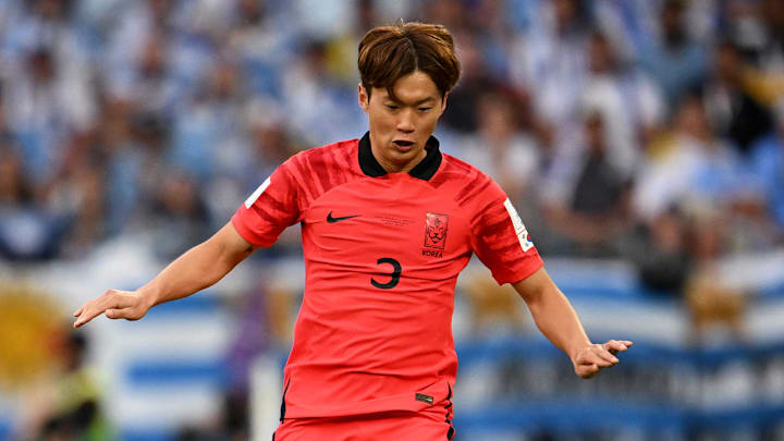 Jinsu Kim face à l'Uruguay 