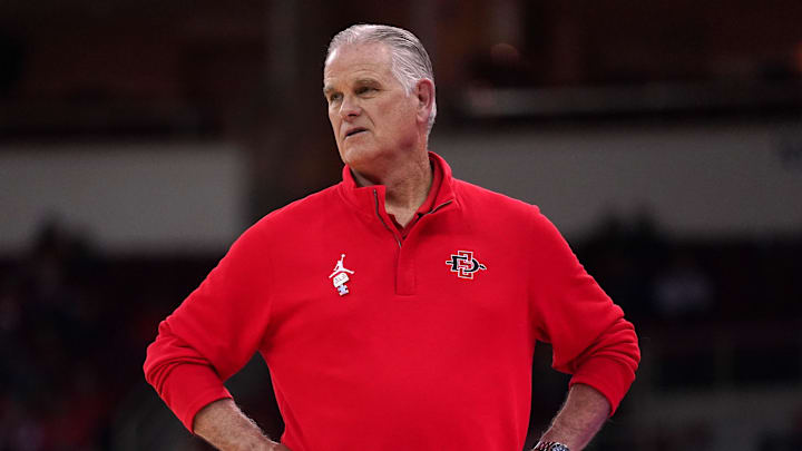 San Diego State Aztecs head coach Brian Dutcher.