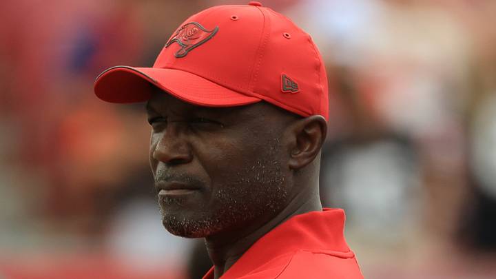 Sep 20, 2026; Tampa, Florida, USA; Tampa Bay Buccaneers head coach Todd Bowles looks on prior to the game against the Cleveland Browns at Raymond James Stadium. Mandatory Credit: Kim Klement Neitzel-Imagn Images Sep 20, 2026; Tampa, Florida, USA; Tampa Bay Buccaneers head coach Todd Bowles looks on prior to the game against the Cleveland Browns at Raymond James Stadium. Mandatory Credit: Kim Klement Neitzel-Imagn Images