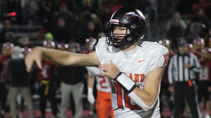 Ashland quarterback Nathan Bernhard passed for 2,895 yards and 24, while running for 1,221 yards and 22 touchdowns last year.