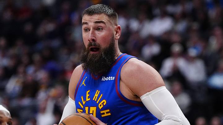 Mar 11, 2026; Denver, Colorado, USA; Denver Nuggets center Jonas Valanciunas (17) controls the ball in the fourth quarter against the Houston Rockets at Ball Arena. Mandatory Credit: Ron Chenoy-Imagn Images Mar 11, 2026; Denver, Colorado, USA; Denver Nuggets center Jonas Valanciunas (17) controls the ball in the fourth quarter against the Houston Rockets at Ball Arena. Mandatory Credit: Ron Chenoy-Imagn Images