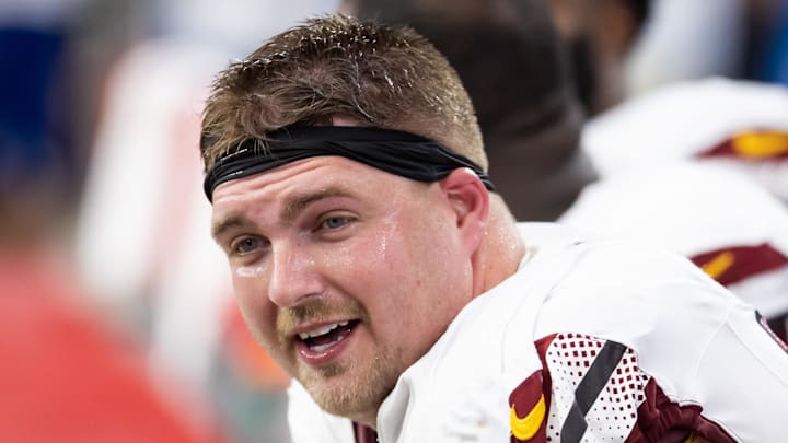 Washington Commanders offensive lineman Andrew Wylie