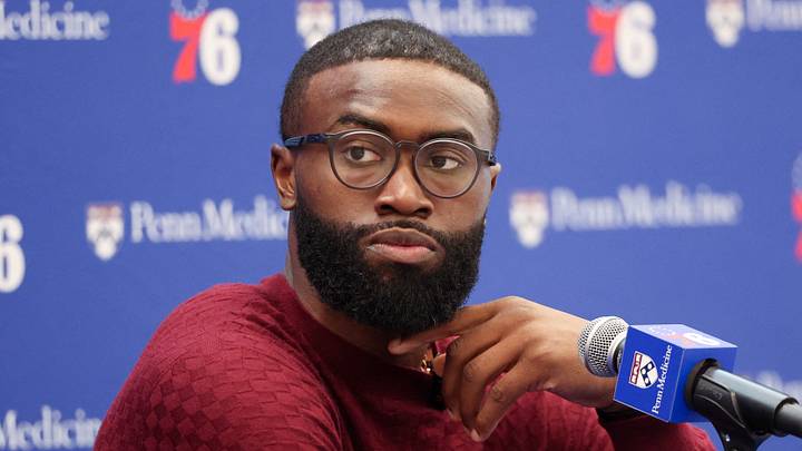 Philadelphia 76ers guard Jaylen Brown.