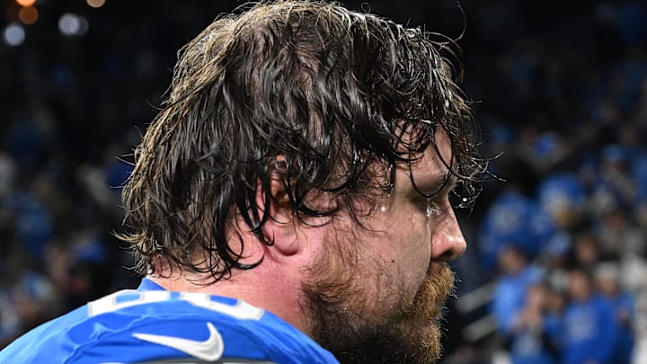 Detroit Lions offensive lineman Graham Glasgow (60). Detroit Lions offensive lineman Graham Glasgow (60).