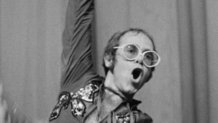 Elton John On Stage