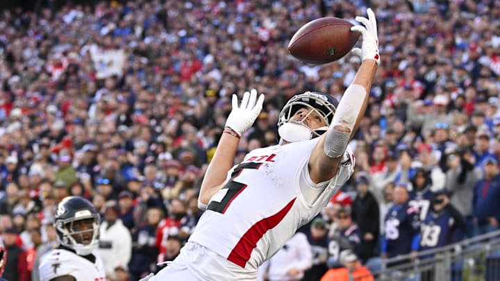 Atlanta Falcons wide receiver Drake London's stock is certainly on the rise after a 3 TD performance vs. the New England Patriots. 