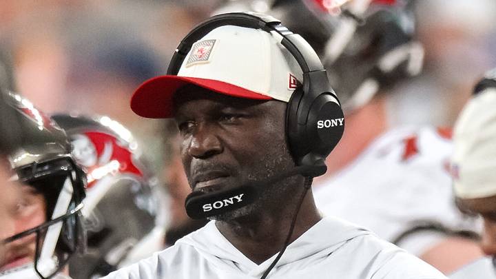 Aug 14, 2026; East Rutherford, New Jersey, USA; Tampa Bay Buccaneers head coach Todd Bowles looks on during the first half against the New York Jets at MetLife Stadium. Mandatory Credit: John Jones-Imagn Images Aug 14, 2026; East Rutherford, New Jersey, USA; Tampa Bay Buccaneers head coach Todd Bowles looks on during the first half against the New York Jets at MetLife Stadium. Mandatory Credit: John Jones-Imagn Images