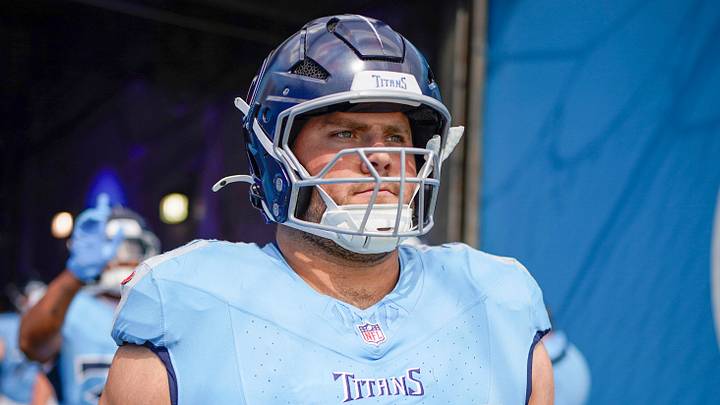 Tennessee Titans offensive tackle Peter Skoronski Tennessee Titans offensive tackle Peter Skoronski