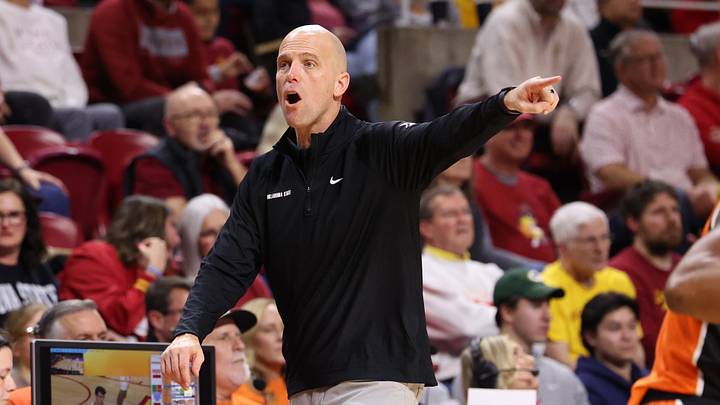 Oklahoma State Cowboys head coach Steve Lutz.