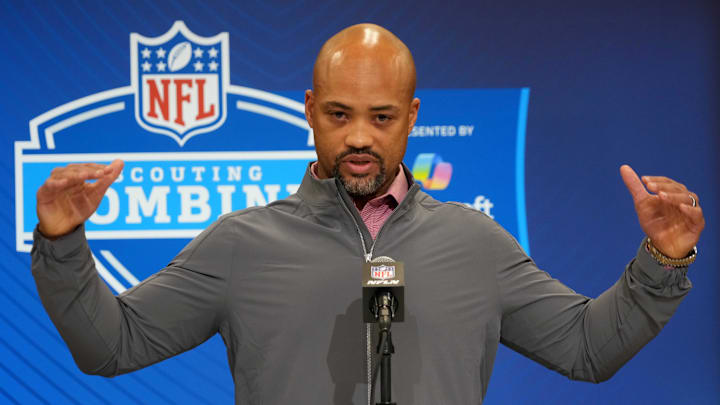 Atlanta Falcons general manager Terry Fontenot needs to hit big in the NFL Draft, because they were cash-strapped in free agency. Atlanta Falcons general manager Terry Fontenot needs to hit big in the NFL Draft, because they were cash-strapped in free agency.