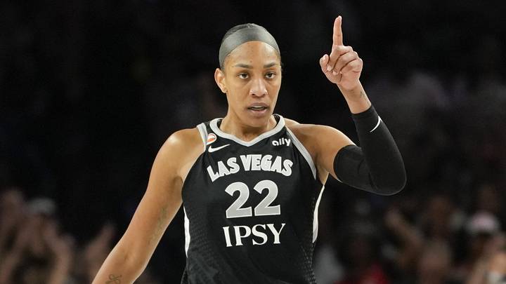 Las Vegas Aces center A'ja Wilson Las Vegas Aces center A'ja Wilson