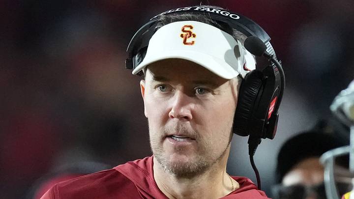 Sep 4, 2026; Los Angeles, California, USA; Southern California Trojans head coach Lincoln Riley watches against the Fresno State Bulldogs in the second half at United Airlines Field at Los Angeles Memorial Coliseum. Mandatory Credit: Kirby Lee-Imagn Images Sep 4, 2026; Los Angeles, California, USA; Southern California Trojans head coach Lincoln Riley watches against the Fresno State Bulldogs in the second half at United Airlines Field at Los Angeles Memorial Coliseum. Mandatory Credit: Kirby Lee-Imagn Images