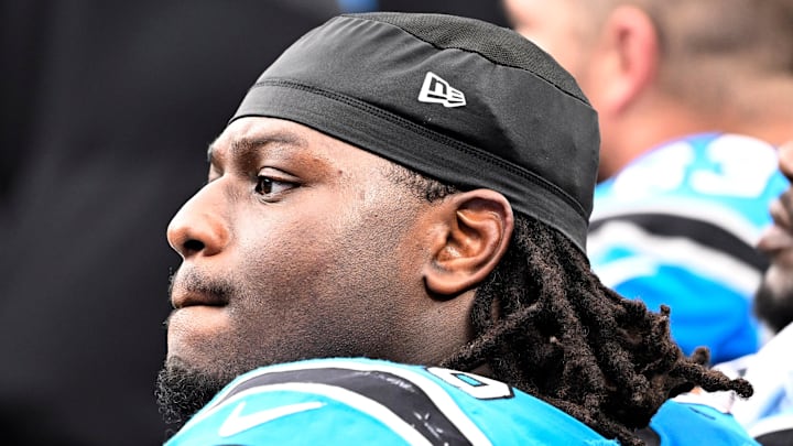 Carolina Panthers offensive tackle Ikem Ekwonu