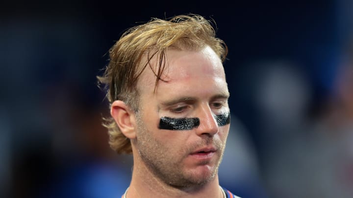 New York Mets first baseman Pete Alonso (20) 