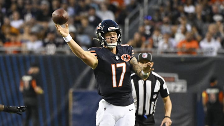 Tyson Bagent signed a two-year contract extension with the Bears on Wednesday.