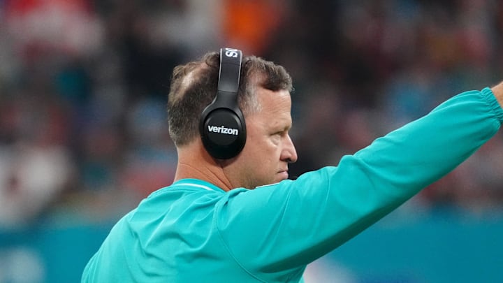 Miami Dolphins linebackers coach Joe Barry Miami Dolphins linebackers coach Joe Barry