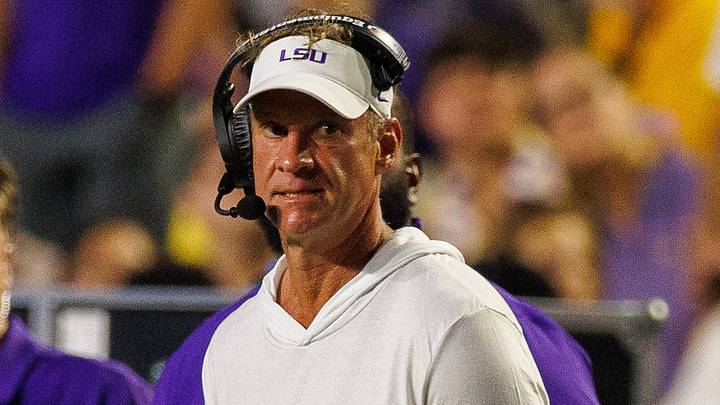 Sep 12, 2026; Baton Rouge, Louisiana, USA; LSU Tigers head coach Lane Kiffin looks on against Louisiana Tech Bulldogs during the second half at Tiger Stadium. Mandatory Credit: Stephen Lew-Imagn Images Sep 12, 2026; Baton Rouge, Louisiana, USA; LSU Tigers head coach Lane Kiffin looks on against Louisiana Tech Bulldogs during the second half at Tiger Stadium. Mandatory Credit: Stephen Lew-Imagn Images
