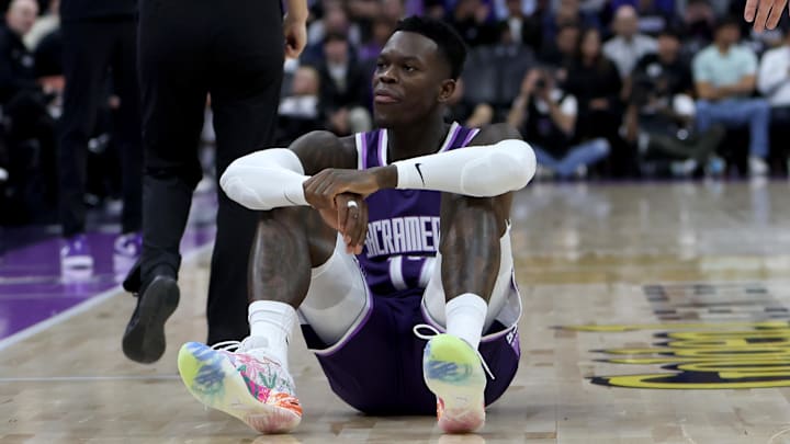 Dec 20, 2025; Sacramento, California, USA; Sacramento Kings guard Dennis Schroder (17) reacts after getting fouled against the Portland Trail Blazers during the third quarter at Golden 1 Center. Mandatory Credit: Dennis Lee-Imagn Images Dec 20, 2025; Sacramento, California, USA; Sacramento Kings guard Dennis Schroder (17) reacts after getting fouled against the Portland Trail Blazers during the third quarter at Golden 1 Center. Mandatory Credit: Dennis Lee-Imagn Images