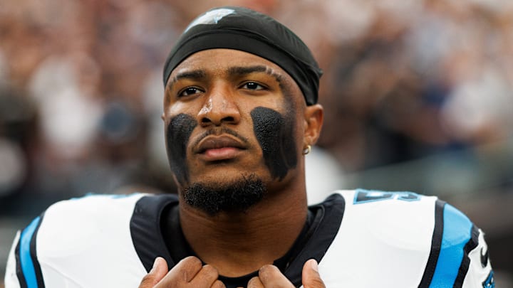 Carolina Panthers linebacker Trevin Wallace