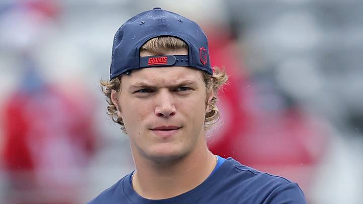 New York Giants quarterback J.J. McCarthy
