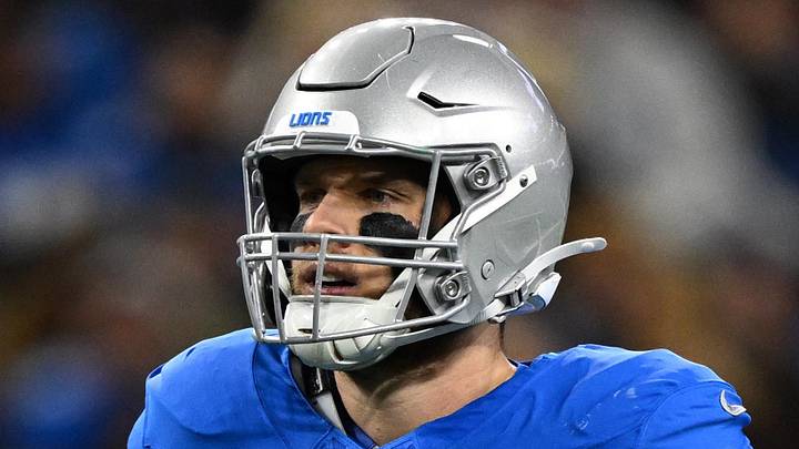 Detroit Lions linebacker Jack Campbell (46). Detroit Lions linebacker Jack Campbell (46).