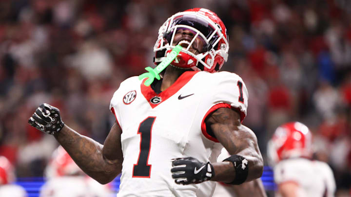 Georgia Bulldogs wide receiver Zachariah Branch