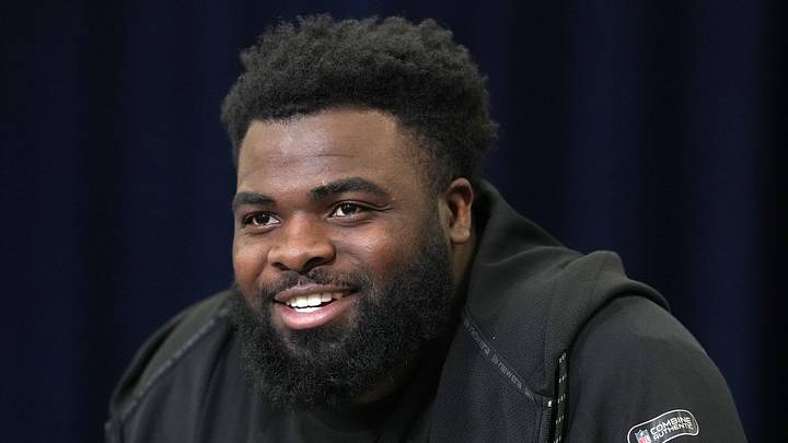 Carolina Panthers defensive lineman Lee Hunter