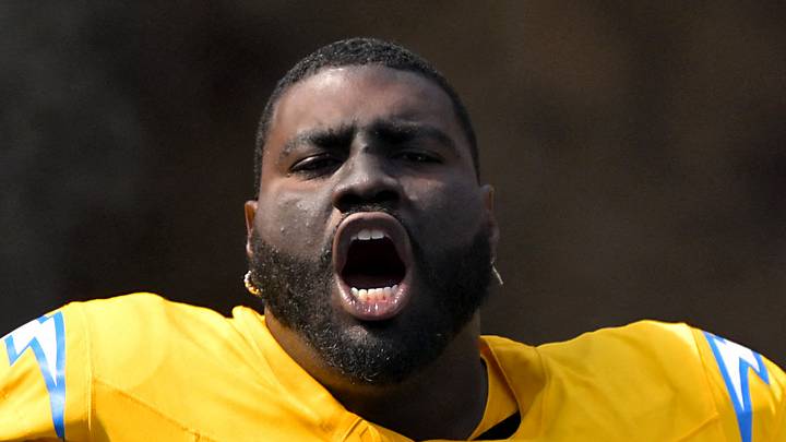Los Angeles Chargers OG Mekhi Becton
