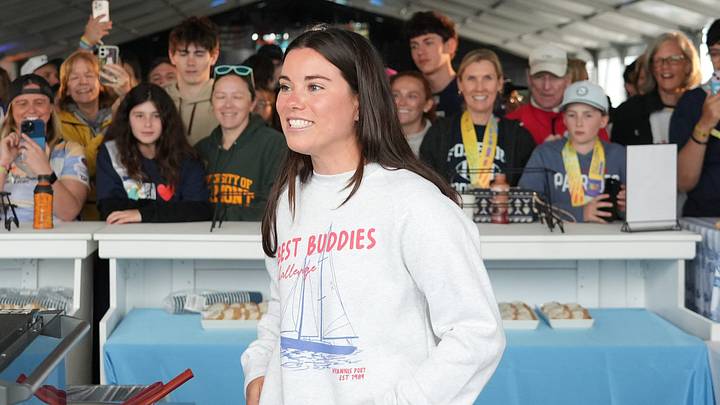 Ann Michael Maye arrives for a cookie event for the The Best Buddies Challenge Ann Michael Maye arrives for a cookie event for the The Best Buddies Challenge