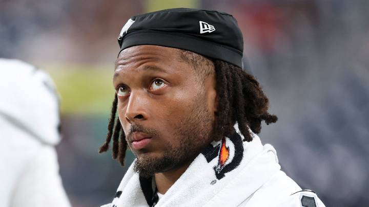 Las Vegas Raiders wide receiver Tre Tucker